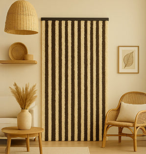 Flauschvorhang Insektenschutz für klassische Türen, Farbmix - meinTürvorhang.de