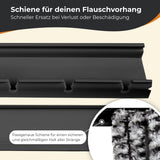 Schiene für Flauschvorhang - meinTürvorhang.de
