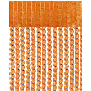Fadenvorhang Türvorhang in Metalloptik mit Stangendurchzug - meinTürvorhang.de