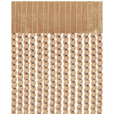 Fadenvorhang Türvorhang in Metalloptik mit Stangendurchzug - meinTürvorhang.de