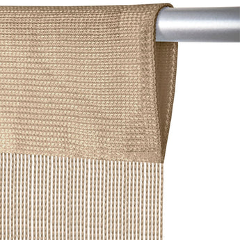 Fadenvorhang Türvorhang mit Stangendurchzug - meinTürvorhang.de