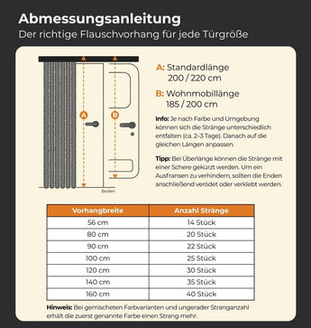 Flauschvorhang Chenille für Tür, Balkon & Terrasse - meinTürvorhang.de