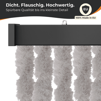 Flauschvorhang Insektenschutz für klassische Türen, Farbmix - meinTürvorhang.de