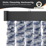 Flauschvorhang Insektenschutz für klassische Türen, Farbmix - meinTürvorhang.de