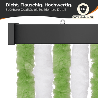 Flauschvorhang Insektenschutz für klassische Türen, Farbmix - meinTürvorhang.de