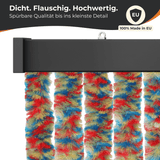 Flauschvorhang Insektenschutz für klassische Türen, Farbmix - meinTürvorhang.de