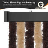 Flauschvorhang Insektenschutz für klassische Türen, Farbmix - meinTürvorhang.de