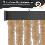 Flauschvorhang Insektenschutz für klassische Türen, Farbmix - meinTürvorhang.de