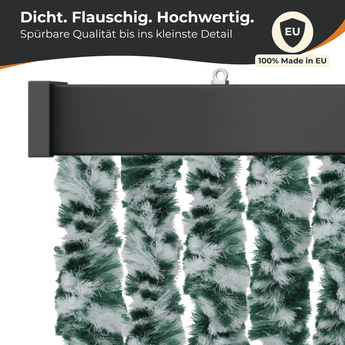 Flauschvorhang Insektenschutz für klassische Türen, Farbmix - meinTürvorhang.de