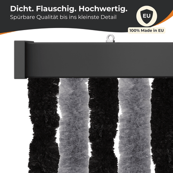 Flauschvorhang Insektenschutz für klassische Türen, Farbmix - meinTürvorhang.de