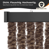 Flauschvorhang Insektenschutz für klassische Türen, Farbmix - meinTürvorhang.de