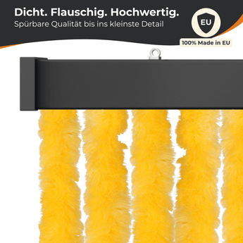 Flauschvorhang Insektenschutz für klassische Türen, Farbmix - meinTürvorhang.de