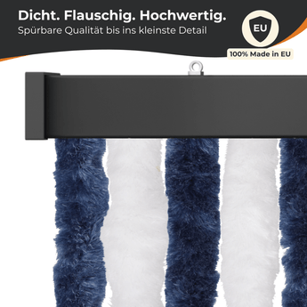 Flauschvorhang Insektenschutz für klassische Türen, Farbmix - meinTürvorhang.de