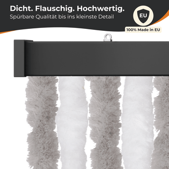 Flauschvorhang Insektenschutz für klassische Türen, Farbmix - meinTürvorhang.de