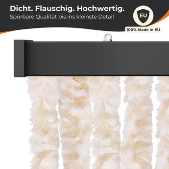 Flauschvorhang Insektenschutz für klassische Türen, Farbmix - meinTürvorhang.de